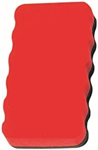 Dowling Magnets Case of 253 Magnetic Whiteboard Erasers: Solid Rectangle, Red Foam
