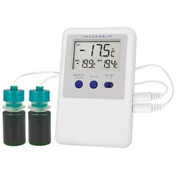 Traceable Calibrated Refrigerator/Freezer Thermometer: 1 Plastic Bottle Probe