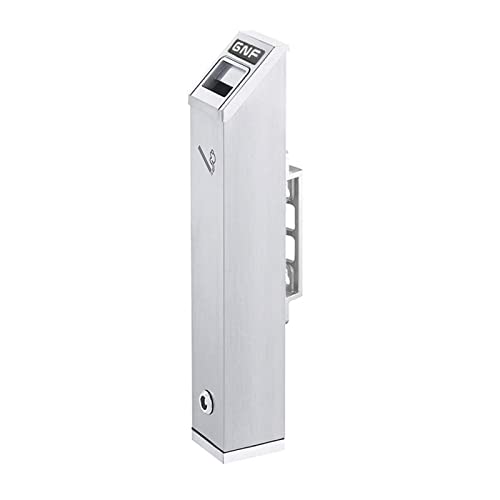 Wall Mounted Stainless Steel Cigar Ashtray - Large Capacity Outdoor Commercial Cigarette Butts Container for Public Spaces, Durable Smokers Outpost Solution