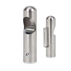 Wall Mounted Stainless Steel Cigar Ashtray for Outdoor Public Use - Large Capacity Commercial Cigarette Butts Container, Durable Smokers Outpost Solution