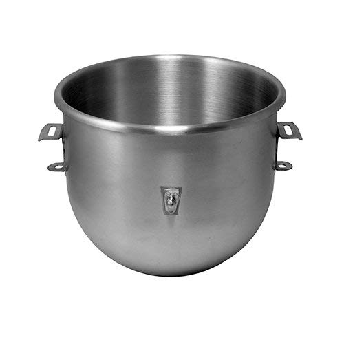 Vollum 30-Quart Commercial Stainless Steel Mixing Bowl for Hobart Mixer - Hobart Equivalent