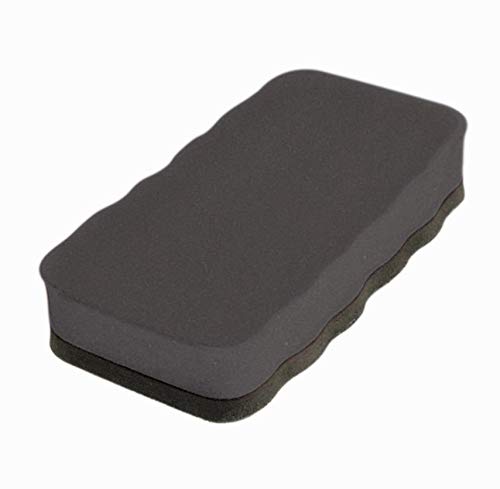 Dowling Magnets Case of 253 Magnetic Whiteboard Erasers: Solid Rectangle, Red Foam