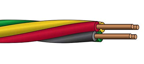 Nassau Electrical Supply 10/3 with Ground Twisted Submersible Well Pump Cable 600V (100FT)