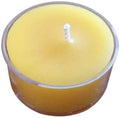 Pure Raw Natural Beeswax Tea Light Clear Cup Candles 150