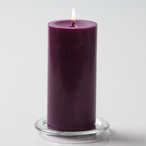 Richland® 3" X 3" Hand Poured Purple Pillar Candle Set of 48