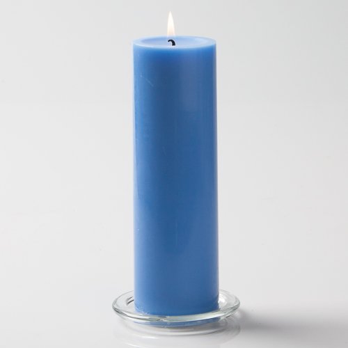 Richland® 3" X 3" Hand Poured Light Blue Pillar Candle Set of 12