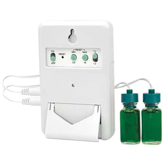 Traceable Calibrated Refrigerator/Freezer Thermometer: 2 Plastic Bottle Probes