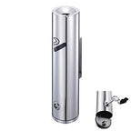 Wall Mounted Stainless Steel Cigar Ashtray for Outdoor Public Use - Large Capacity Commercial Cigarette Butts Container, Durable Smokers Outpost Solution