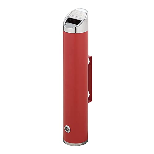 Wall Mounted Stainless Steel Cigar Ashtray - Large Capacity Outdoor Commercial Cigarette Butts Container for Public Spaces, Durable Smokers Outpost Solution
