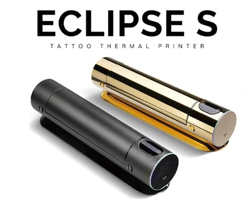 XTREME Eclipse S Tattoo Thermal Printer – Wireless Stencil Machine with App Control for Professional Tattoo Artists (Gold)