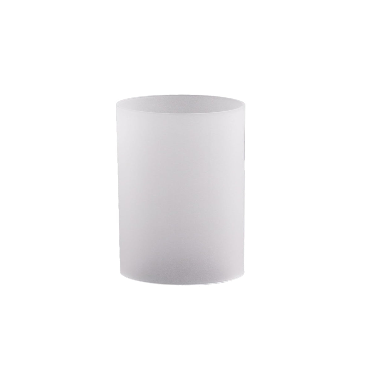 WGVI Hurricane Candle Holder Sleeve, W: 2.5", Ht: 14", Frosted Glass Cylinder Open Both Ends, Chimney Tube Shade, 12 Piece