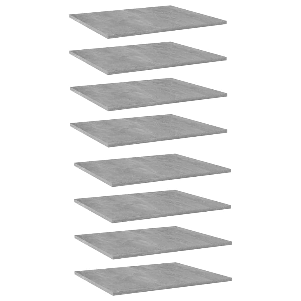 8 Pcs Wall Shelves Boards, 31.5" x 11.8" x 0.6" High Gloss Black Engineered Wood Shelving for Wall, Decorative Storage Display for Living Room Home Office