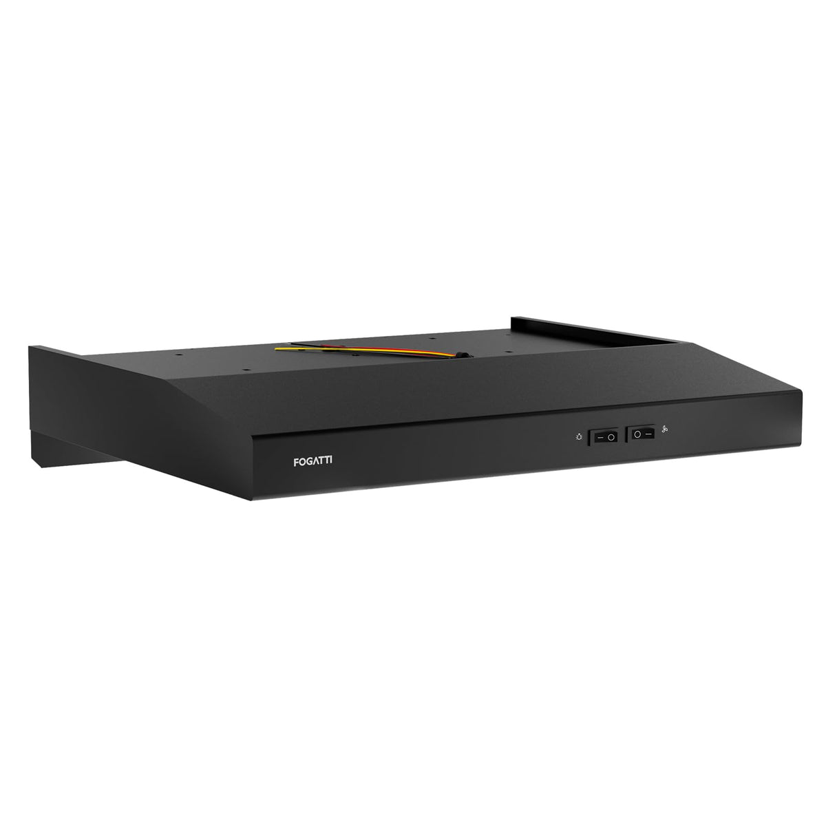 FOGATTI RV Range Hood Vent 22In Ducted 12V DC, 96CFM High Volume, LED Light