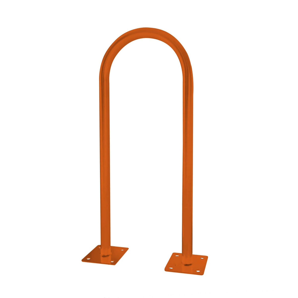 Sandbaggy U Shaped Bike Rack - Outdoor, Commercial - Steel - Surface/Ground Mounted (1, Red)