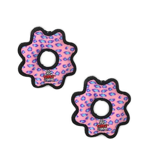 TUFFY® 4 Pack Gear Ring Rabbit Boomerang Turkey Plush Dog Toys