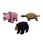 TUFFY® 5 Pack Jr Lobster, 3Way Tug, Pig & Giraffe Durable Plush Dog Toys