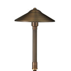 VOLT Max Spread 12V Solid Brass Path Light (25" Tall, 9" Shade), Bronze