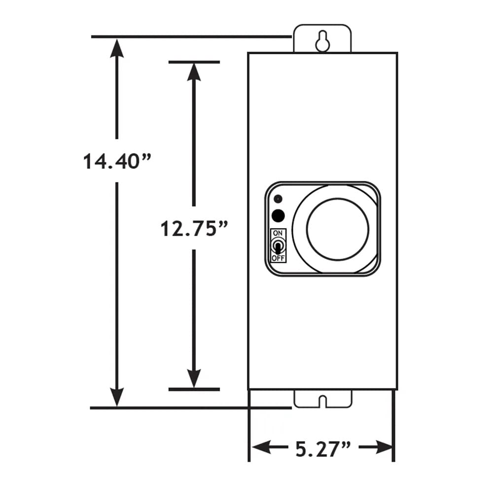VOLT 100W Slim Line Low Voltage Transformer (15V) with Timer/Photocell