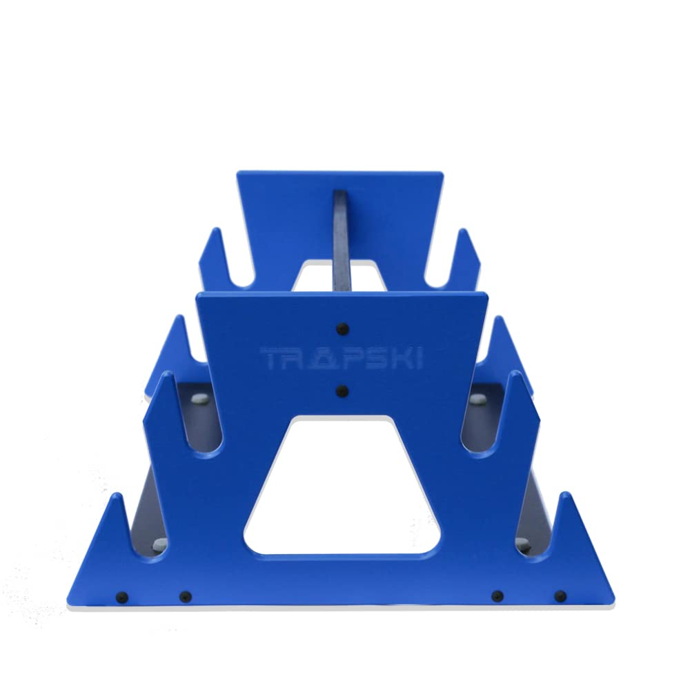 TRAPSKI All Mountain/Race/XC Ski and Snowboard Mobile Rack | Marine Grade HDPE Plastic | Made in The USA