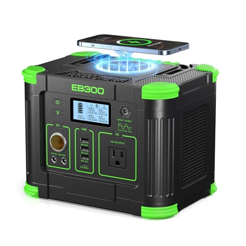 Portable Power Station 500W, 519.48Wh/140400mAh Solar Generator Backup