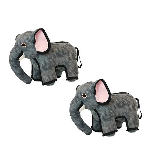TUFFY® 2 Pack Elephant Ultra Durable Plush Dog Toys