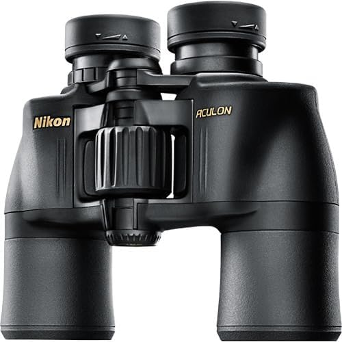 Nikon ACULON A211 8x42 Binocular | Multilayer coating, Porro prism Binocular with turn and slide eyecups, Tripod Adaptable | Official Nikon USA Model