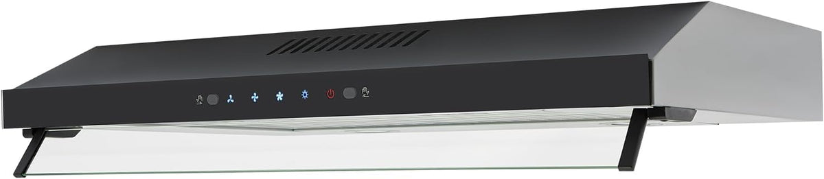 Under Cabinet Range Hood, 900CFM Stainless Steel Kitchen Vent Hood, Dual Motor Range Hood, Powerful Ducted Exhaust for Home Kitchen
