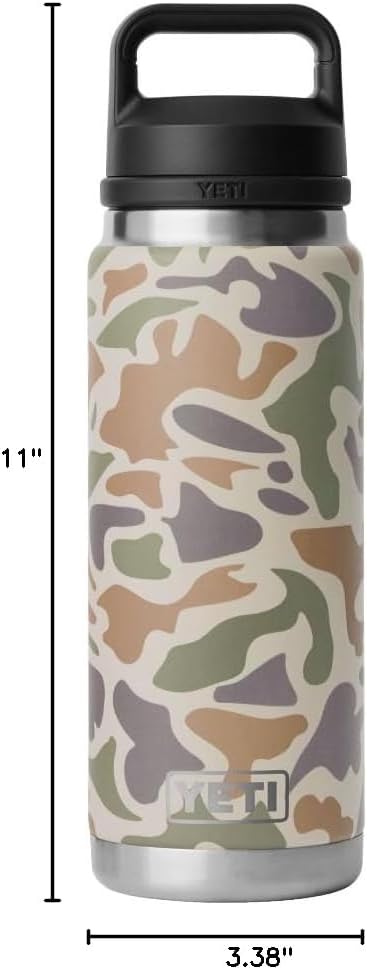 YETI Rambler 26 oz Bottle Chug Cap, Tan Camo Collection