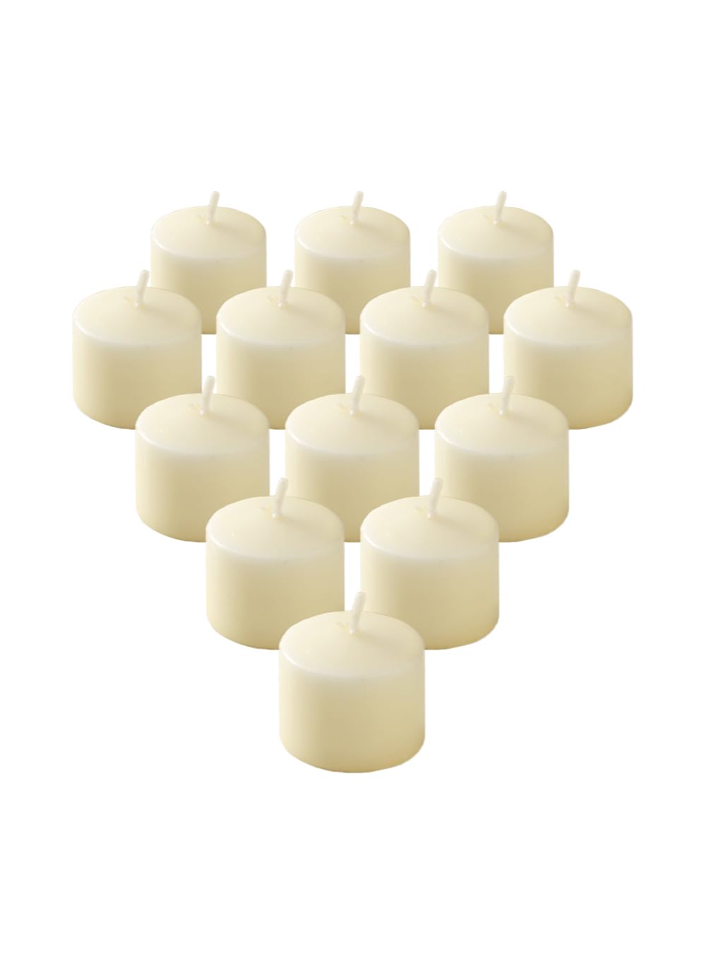 Serene Spaces Living 10-Hour White Votive Candle, Unscented, Long-Burning Tea Light Candles for Weddings, Parties, Events, Restaurants & Bars, Pack of 432