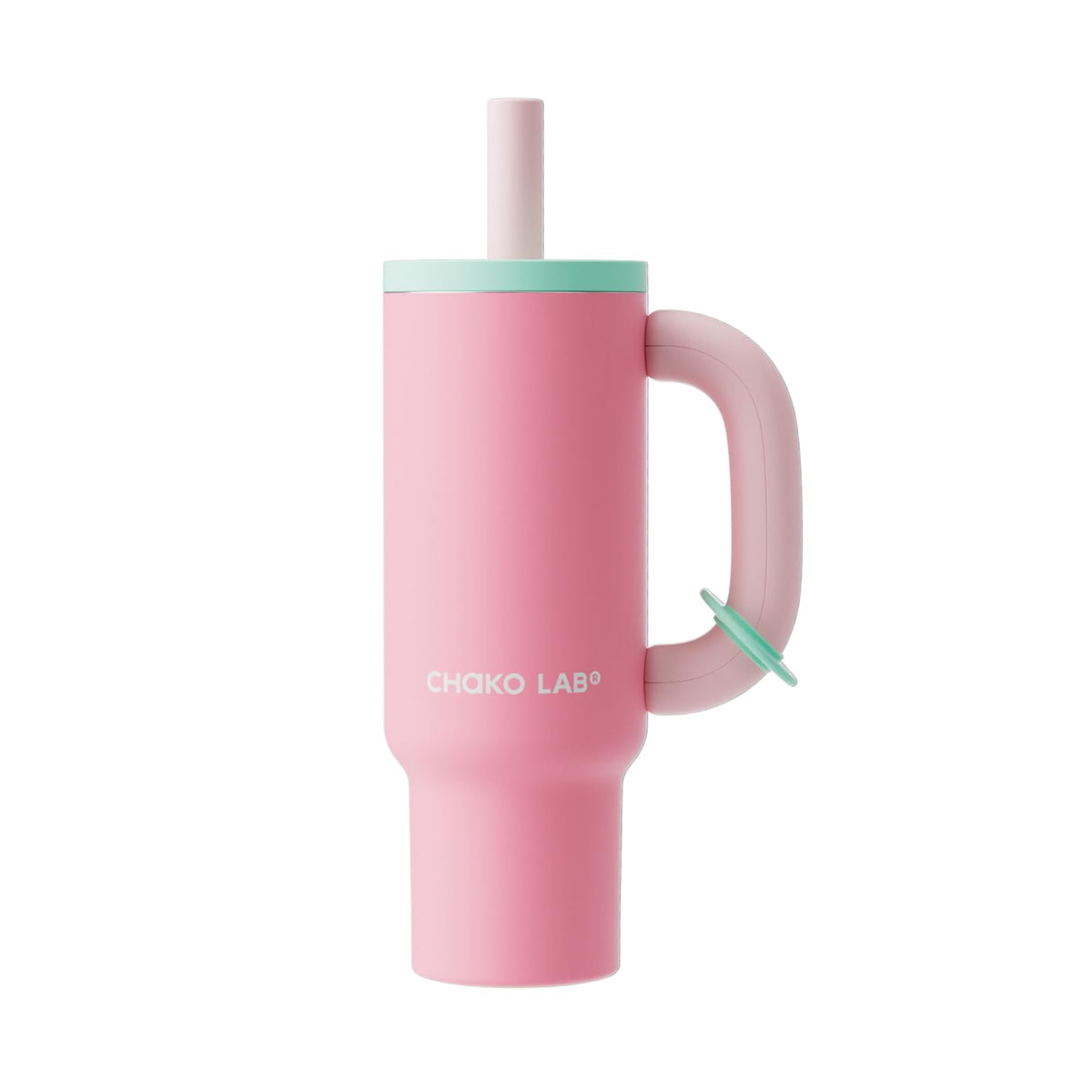 CHAKO LAB BaWang Insulated Tumbler | Tumbler with Handle and Straw 33oz | Cup Holder Friendly for Travel | Leakproof Water Bottle | BPA-Free | Midnight