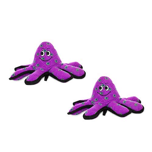TUFFY® 5 Pack Jr Lobster, Giraffe, 3WayTug, Penguin & Elephant Dog Toys