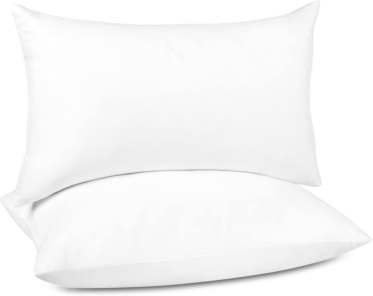 puredown® 24x24 Feather Down Pillow Inserts, Set of 4 Throw Pillow Inserts for Decorative Throw Pillow, Bed, Couch and Home Decor