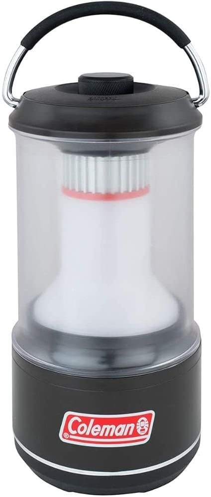Coleman LED Lantern Batteryguard 600 Lumens, Super Bright High Power Cree Led Lamp, Portable Camping Light Lantern - Black, Small