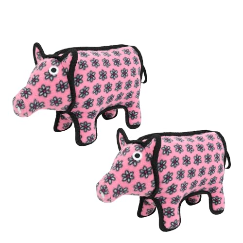 TUFFY® 2 Pack Pig Ultra Durable Plush Dog Toys