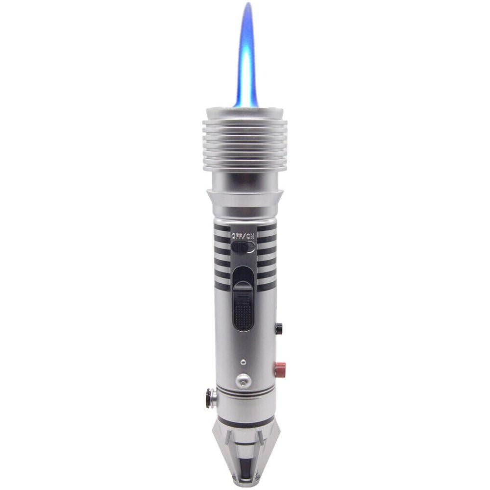The Chosen One Lightsaber Lighter – Refillable Butane Jet Torch, Windproof & Adjustable Flame – Great Gift for Boyfriends, Husbands & Dads – Unique Collector’s Gadget by Philthy