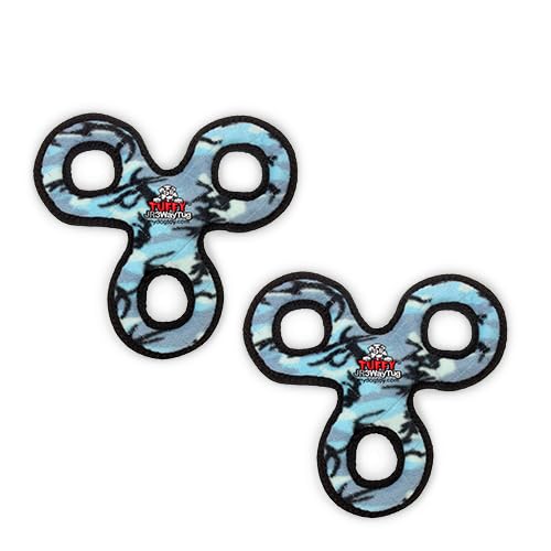 TUFFY® 4 Pack Gear Ring Rabbit Boomerang Turkey Plush Dog Toys