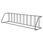Floor Bike Rack,Double-Side 10-Bike Rack 60"L,Grid Bike Rack In Ground