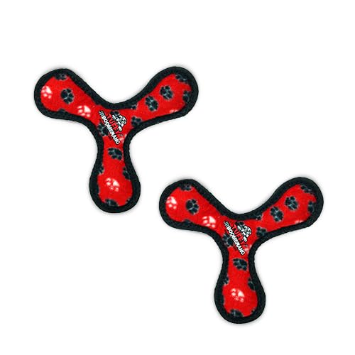 TUFFY® 4 Pack Gear Ring Rabbit Boomerang Turkey Plush Dog Toys