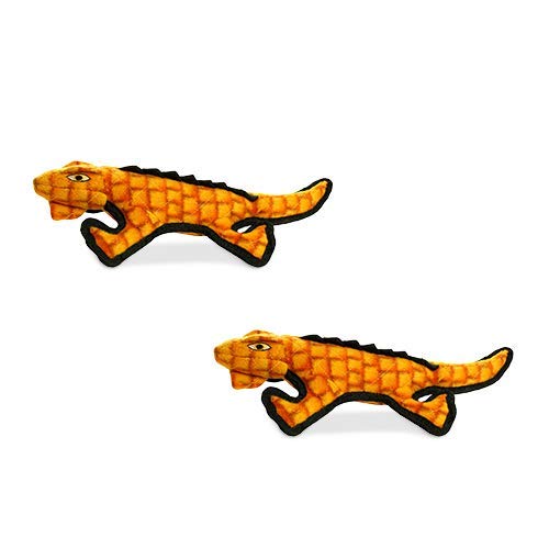 TUFFY® : 2 Pack Armadillo Dog Toy: Ultra Durable Plush Toy with Multiple Layers & Reinforced Seams, Washable and Floats, Original Construction