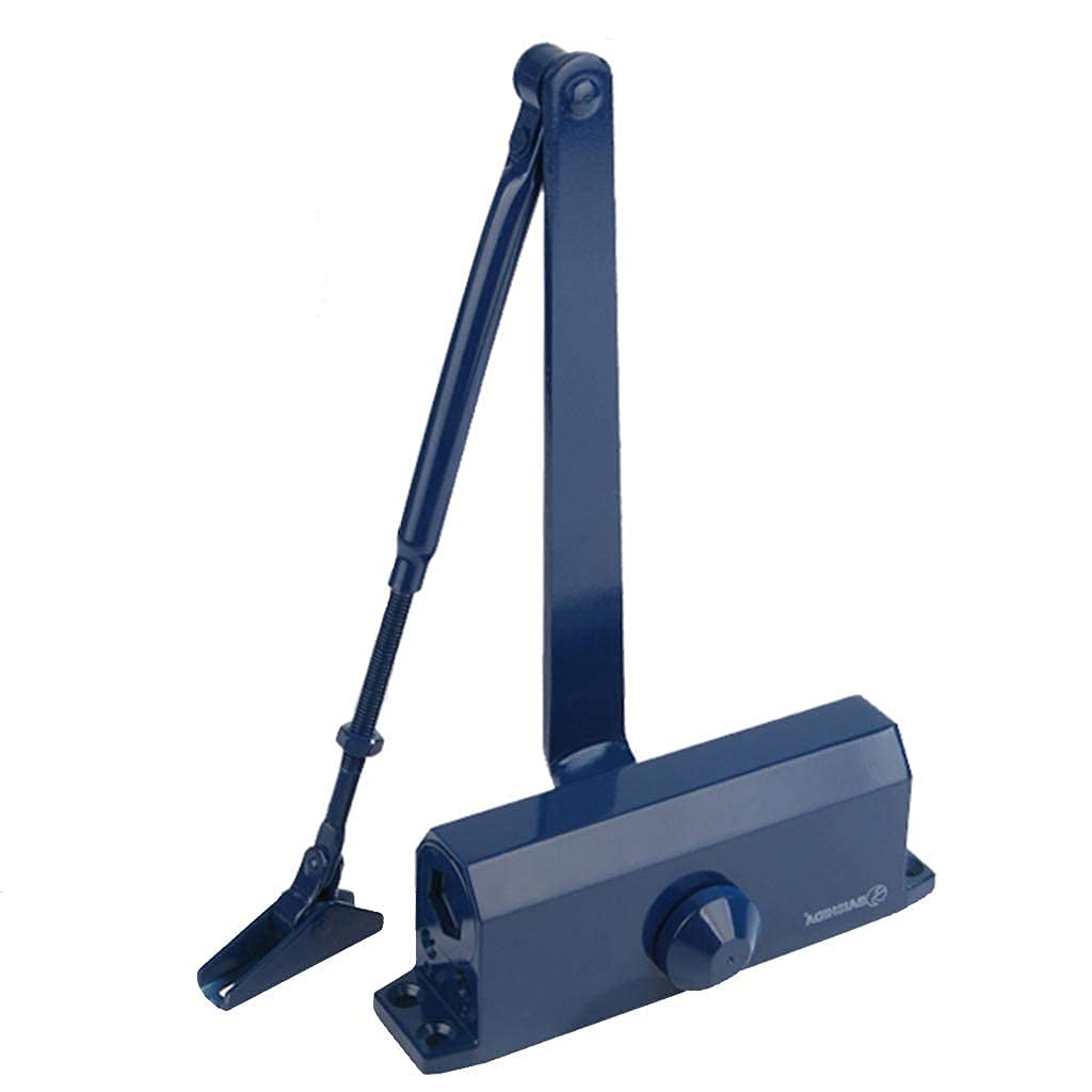 Automatic Door Closer, Spring Hydraulic Door Closure, Residential and Commercial Adjustable Spring Hydraulic Door Closer, 3 Colors (Color : A) (C)