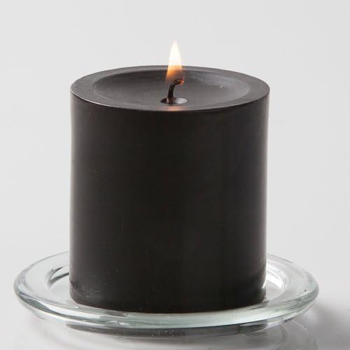 Richland® 3" X 3" Hand Poured Black Pillar Candle Set of 48