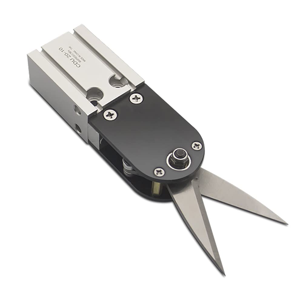 Pneumatic Air Nipper Shears, High Speed Industrial Automatic Air Cutter For Fabrics Ear Mask Elastic Rope Plastic Metal Sheet (K25)