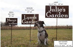 Funny Garden Stake 20 to 33 Inches Tall (Bunny Crossing, XL 33" Tall)