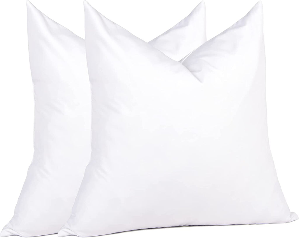 puredown® 24x24 Feather Down Pillow Inserts, Set of 4 Throw Pillow Inserts for Decorative Throw Pillow, Bed, Couch and Home Decor