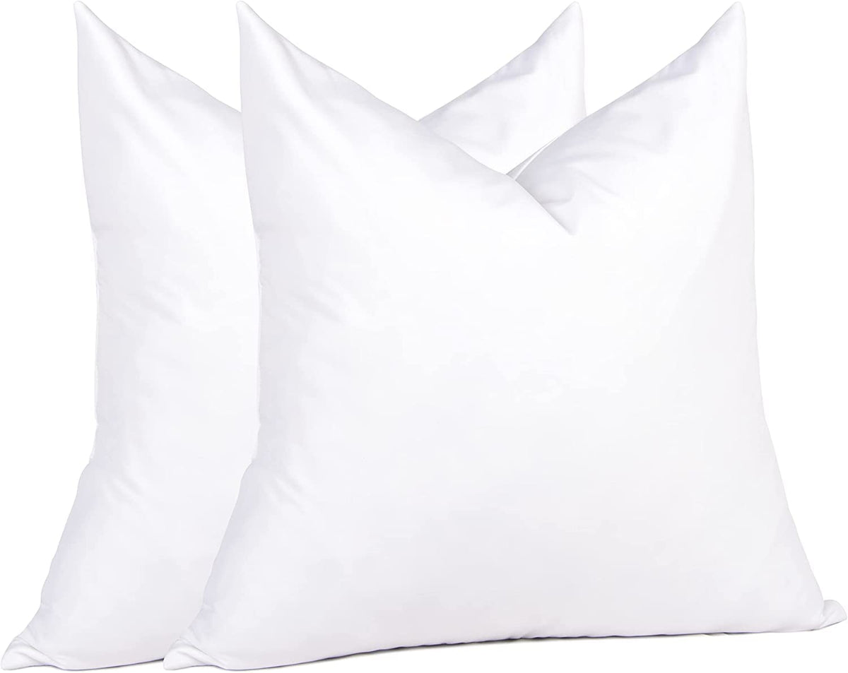 puredown® 24x24 Feather Down Pillow Inserts, Set of 4 Throw Pillow Inserts for Decorative Throw Pillow, Bed, Couch and Home Decor