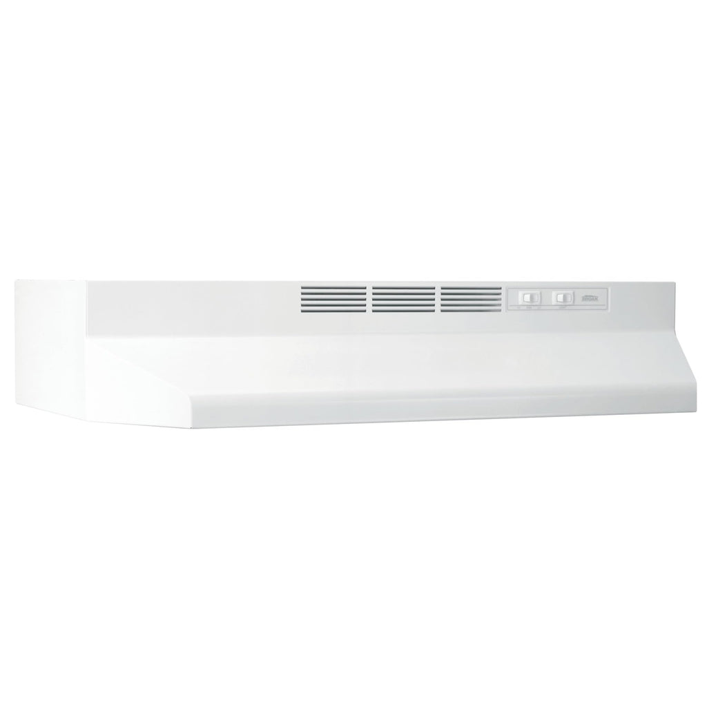 Broan-NuTone 413023 Ductless Range Hood Insert with Light, Exhaust Fan for Under Cabinet, 30-Inch, Black