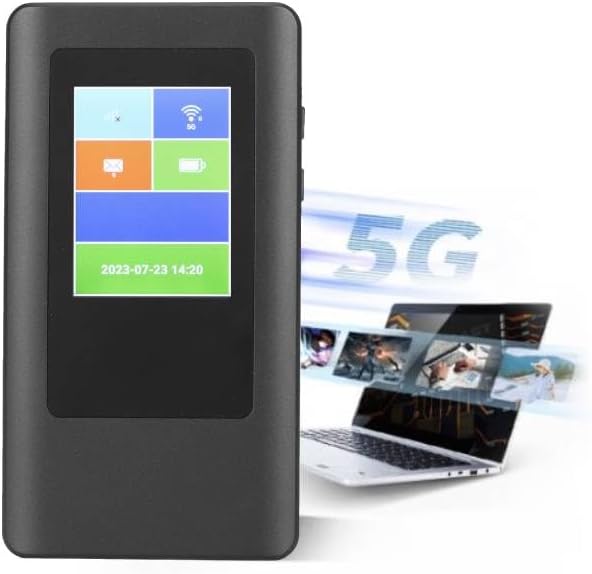 True 5G Router 5G + Mobile Hotspot Device for Internet, Nano SIM Card Slot, Fast Online for Home Travelling Office