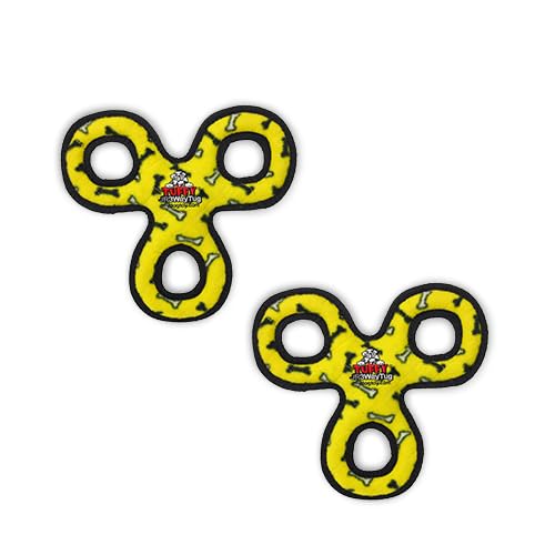 TUFFY® 4 Pack Gear Ring Rabbit Boomerang Turkey Plush Dog Toys