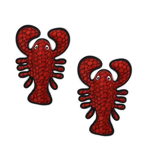 TUFFY® 5 Pack Jr Lobster, Giraffe, 3WayTug, Penguin & Elephant Dog Toys