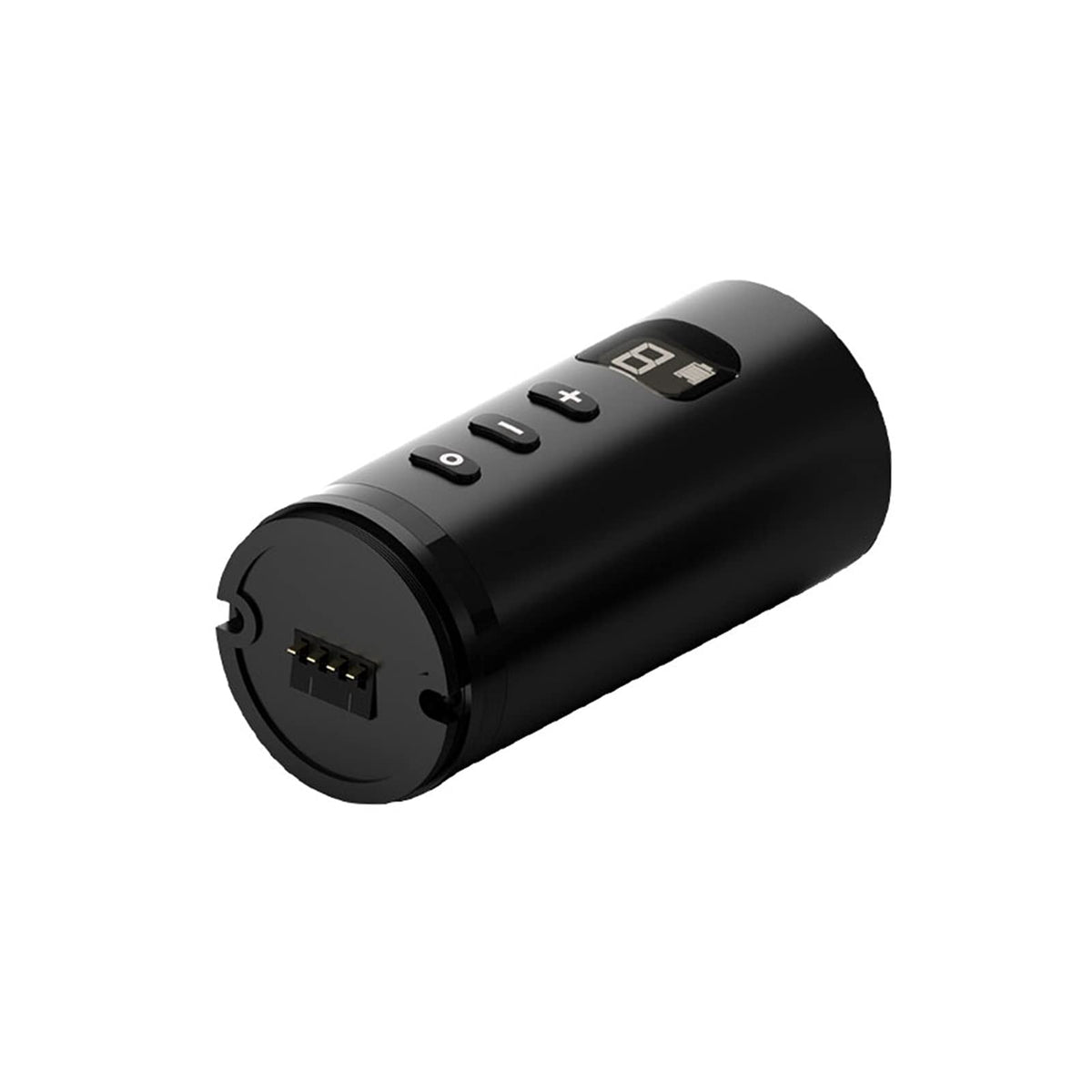 Wireless Rotary Tattoo Pen 1800mAh 3 Lithium Battery Rechargeable Tattoo Machine(Black with Silver)